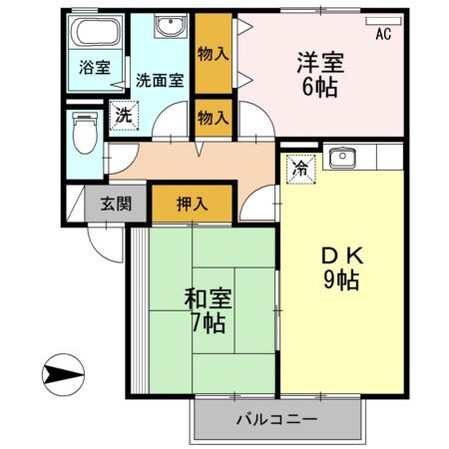 ローズガーデンの物件間取画像